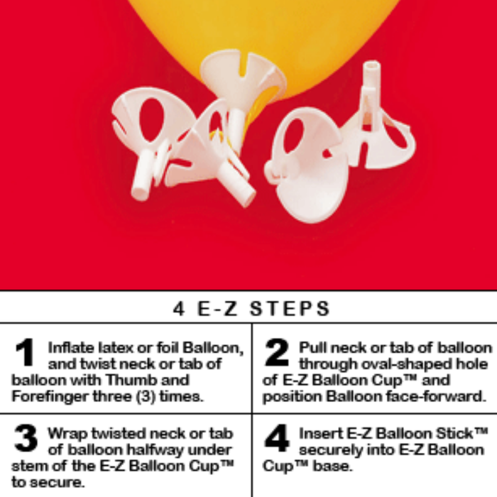 2-Piece E-Z Balloon Cup™ & E-Z Balloon Stick